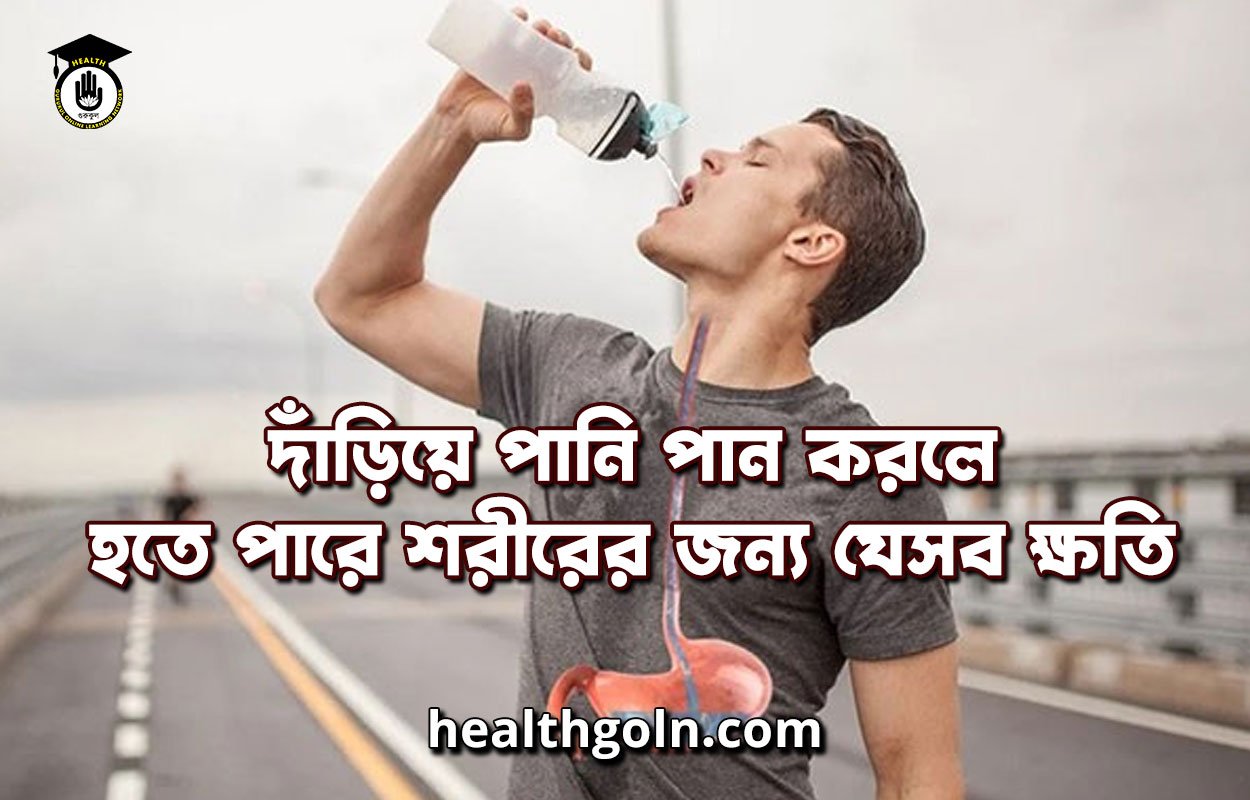 দাঁড়িয়ে পানি পান করলে হতে পারে শরীরের জন্য যেসব ক্ষতি